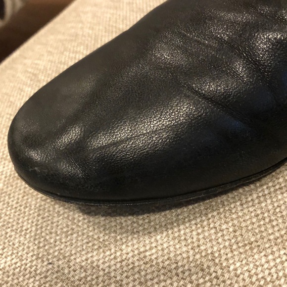 Chanel Black Lambskin Moccasin Loafers - Picture 8 of 10